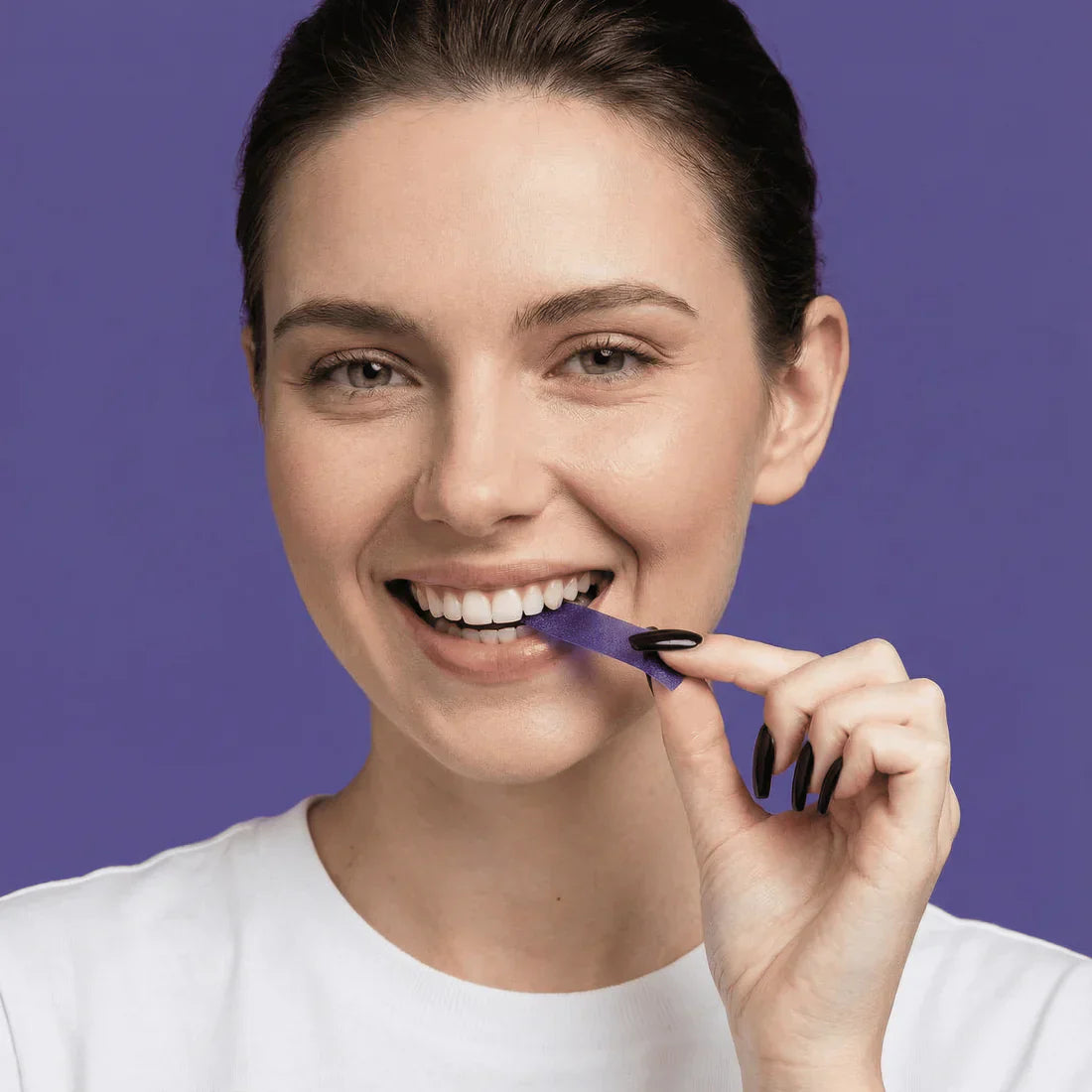 Vioren - Bandes blanchissantes violettes pour les dents